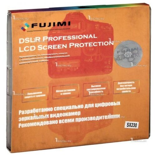 Защитное стекло Fujimi оптическое 3.5'' 77х45 мм для ЖК-дисплея фотоаппарата Canon SX230HS (367)