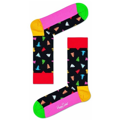 Носки Happy Socks, размер 29, черный, мультиколор носки happy socks размер 29 черный мультиколор