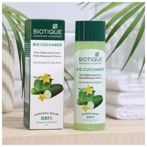 Тонер для лица BIOTIQUE, Био огурец 120 мл