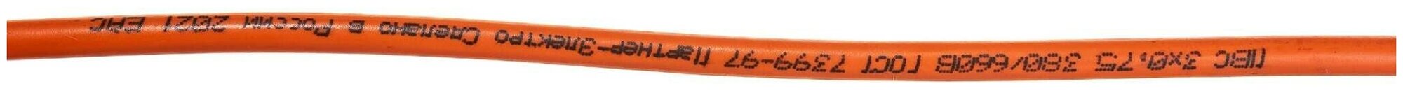 Удлинитель силовой Эра RPx-4es-3х0.75-20m (Б0046845) 3x0.75кв.мм 4розет. 20м ПВС 6A катушка оранжевы - фото №6