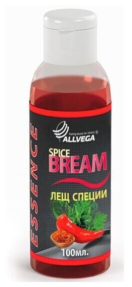 Ароматизатор-концентрат жидкий для рыбалки ALLVEGA "Essence Spice Bream" лещ специи 100 мл