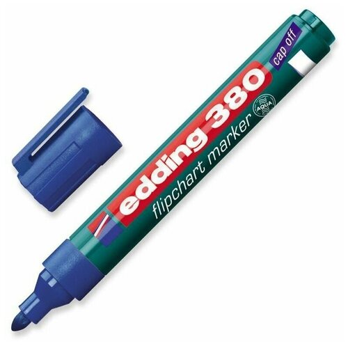 Маркер для флипчартов Edding E-380/3 синий (толщина линии 2.2 мм)