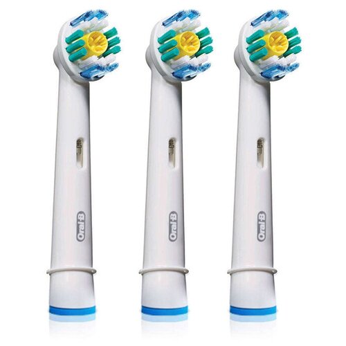 Насадки Braun Oral-B 3D White (3 шт) держатель для зарядного устройства зубной щетки oral b braun 3d печать белый