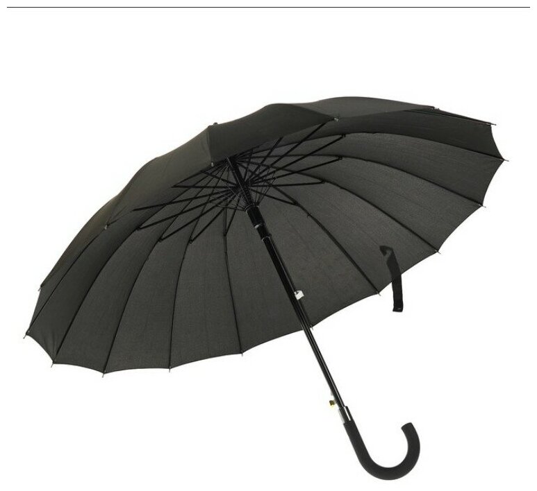 Зонт-трость / Антишторм / зонт черный / зонт для двоих / зонт мужской / мужские зонты-трости/зонт большой