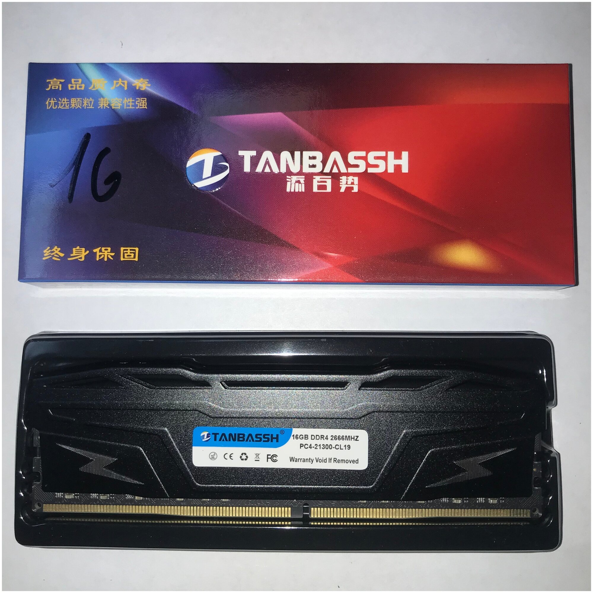 Оперативная память TANBASSH DDR4 16 ГБ 2666 МГц DDR4