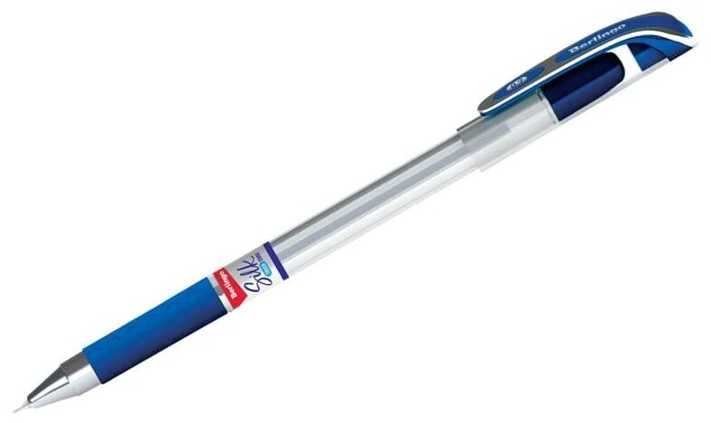 Ручка шариковая Berlingo «Silk Touch 2000» синяя, 0,7мм, игольч