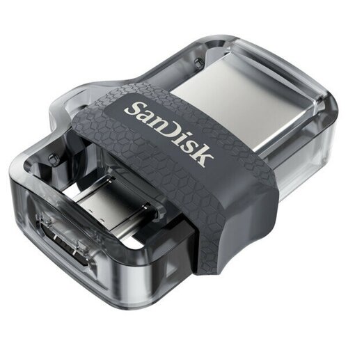 32Gb SanDisk Ultra Android Dual Drive OTG USB 3.0 Black SDDD3-032G-G46 j boxing otg usb flash drive 64gb 32gb 16gb pendrives micro usb 2 0 memory stick for android phone pc macbook jump drive