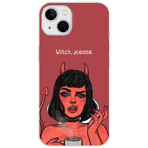 Силиконовый чехол на Apple iPhone 14 / Айфон 14 Evil Girl