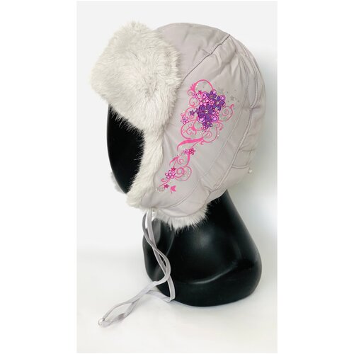 фото Шапка ушанка tutu, размер 54-56, серый