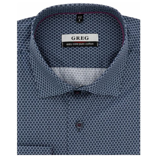фото Рубашка greg, размер 174-184/40, серый