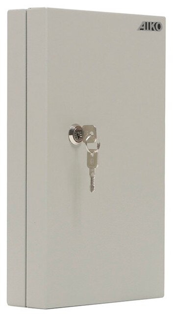 Шкафчик для ключей AIKO Key-20, 20шт ключ., 20 брелков, металл, серый [s183ch011000] - фото №7