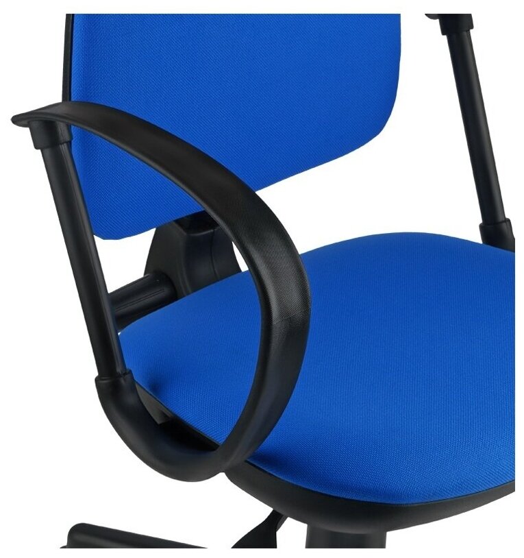 Компьютерное кресло Helmi HL-M30 Престиж для оператора, обивка: текстиль, цвет: черный/синий - фотография № 12