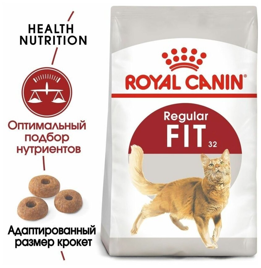 Сухой корм Royal Canin "Fit" для бывающих на улице кошек, 15кг - фотография № 3