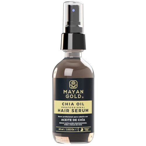 Latinoil, Hair Serum Mayan Gold, Сыворотка для волос с маслом Чиа, 60 ml