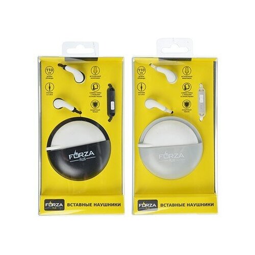 Наушники Forza 410-012 с коробкой 11 м пластик 2 цвета 61300₽