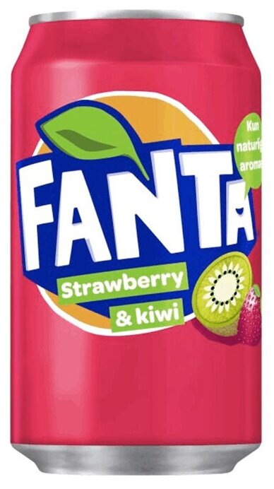 Газированный напиток Fanta Strawberry & Kiwi со вкусом клубники и киви (Германия), 330 мл (6 шт) - фотография № 5