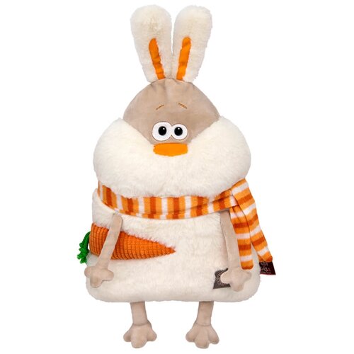Мягкая игрушка-подушка BUDI BASA collection Кролик Роджер, 32 см мягкая игрушка заяц клубничка игрушка подушка клубничка морковка заяц