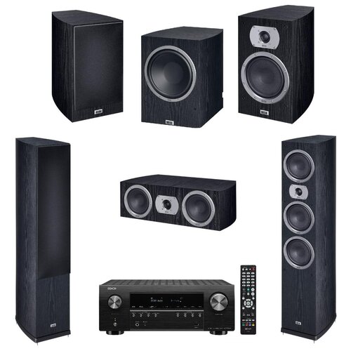 Комплекты 5.1- канальные PULT.ru Heco Victa Prime 702 Set 5.1 (702+302+102+252 A) black + Denon AVR-S960H