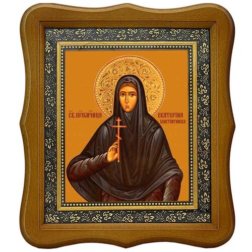 екатерина черкасова преподобномученица послушница икона на холсте Екатерина Константинова, послушница, преподобномученица. Икона на холсте.