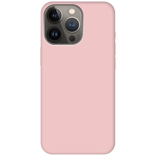 Силиконовый чехол на Apple iPhone 13 Pro Max / Эпл Айфон 13 Про Макс Soft Touch розовый силиконовый чехол на apple iphone 13 эпл айфон 13 с рисунком lovers hands soft touch розовый