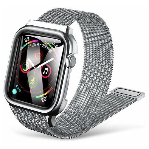 Ремешок для Apple Watch USAMS US-ZB067 Magnetic Loop Strap 38/40mm серебро