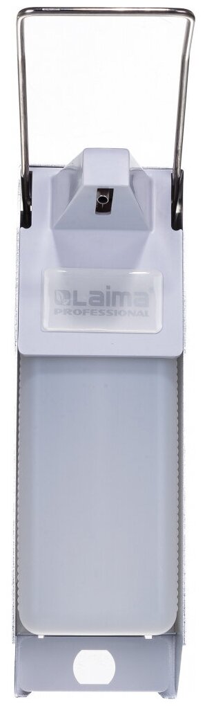 Лайма Диспенсер для антисептика и жидкого мыла PROFESSIONAL наливной локтевой алюминий 1л 605706