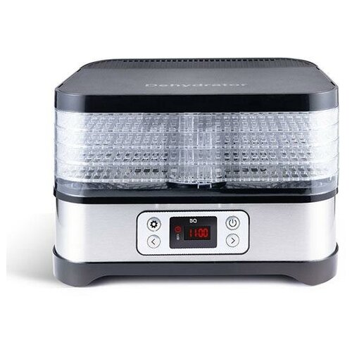 Сушилка для овощей и фруктов BQ FD1001 BLACK-STEEL чёрный нержавеющая сталь 375900₽