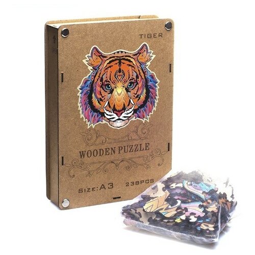 Деревянный пазл, Wooden puzzle 