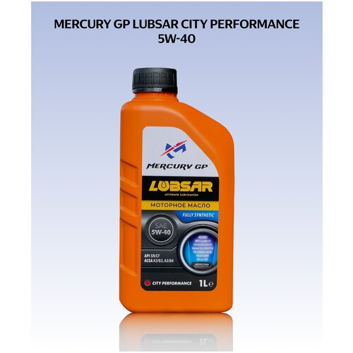 Моторное масло Mercury GP LUBSAR City Performance 5W-40 5л