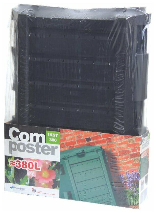 Компостер Compogreen 380 л черный Prosperplast IKST380C-S411 - фотография № 8