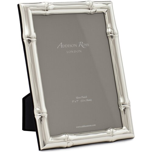 Фоторамка Addison Ross Bamboo Wide Silver 20x25 см