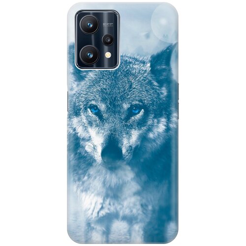 Силиконовый чехол Голубоглазый волк на Realme 9 Pro / Рилми 9 Про чехол с карманом для карт на realme 9 pro рилми 9 про с принтом голубоглазый кот
