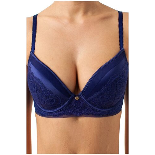 Бюстгальтер COQUETTE REVUE Opium 82100-02 синий Размер 70E 4769₽