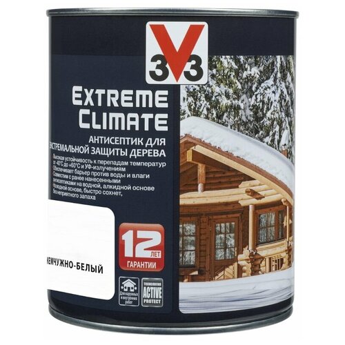 Антисептик для дерева V33 EXTREME CLIMATE акрил, п/гл, темный дуб 2,5л