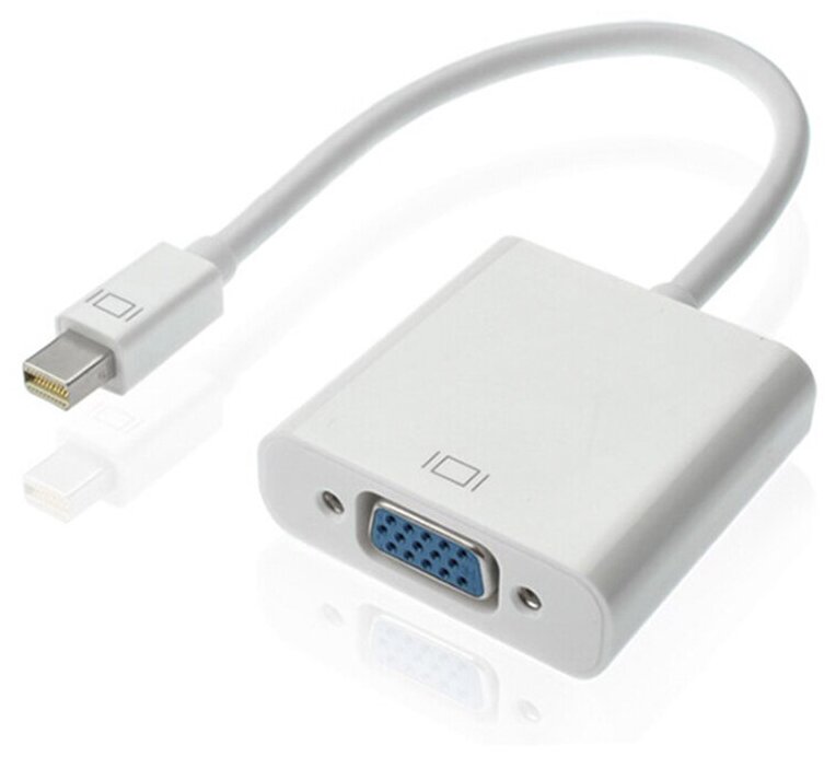 Адаптер переходник mini DisplayPort M to VGA F видео кабель