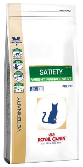 Сухой корм для кошек Royal Canin Satiety Weight Management SAT34, для снижения веса 400 г - фотография № 3