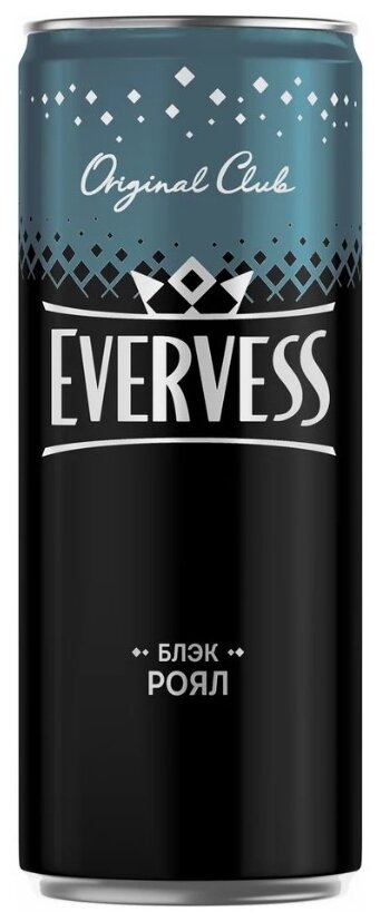 Газированный напиток Блек Роял Эвервесс/Evervess 0.33л - фотография № 1