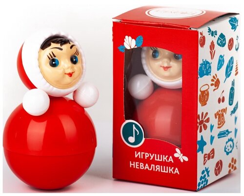 Игрушка Неваляшка Девочка 10 см. арт. 6C-0028/K