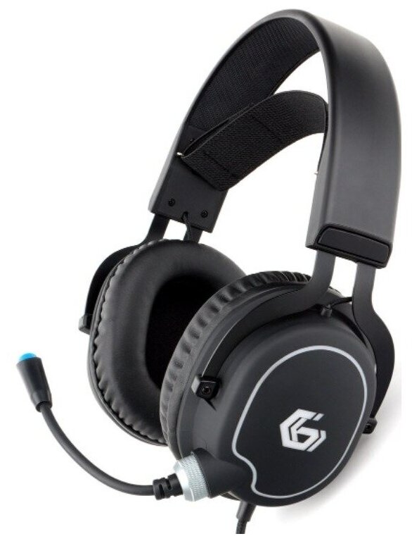 Гарнитура игровая Gembird MHS-GX20 мембр 50 мм подсветка рег гром рег оголовье каб 21 м