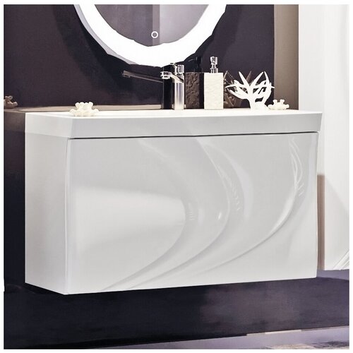 Aima Design Тумба с раковиной Aima Design Mirage 90 white