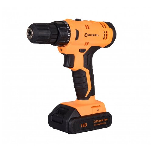 Аккумуляторная дрель-шуруповерт Вихрь ДА-18Л-2К 9196₽