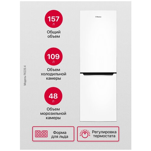 Холодильник двухкамерный FK2204 4170000₽