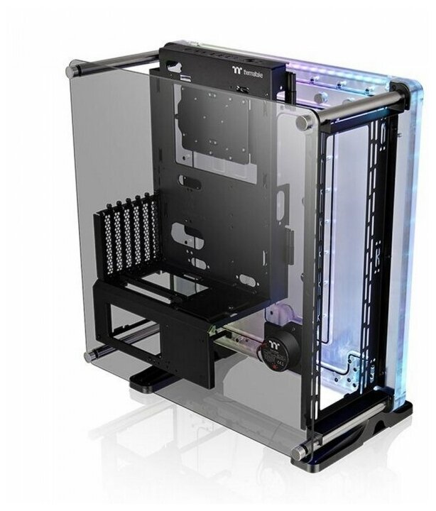 Корпус Thermaltake DistroCase 350P CA-1Q8-00M1WN-00 Black/Win/SPCC/PMMA/Tempered Glass*1 (524629)