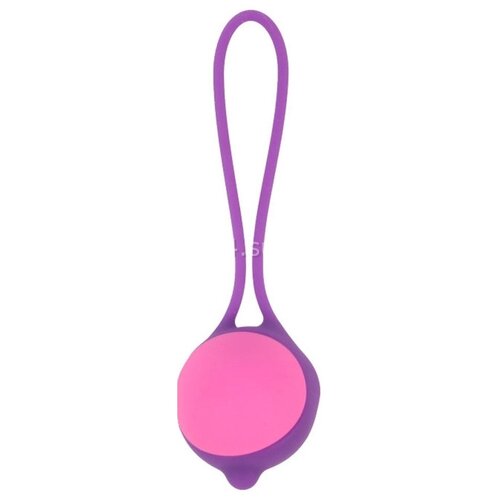 Фиолетово-розовый вагинальный шарик Cosmo, фиолетовый с розовым