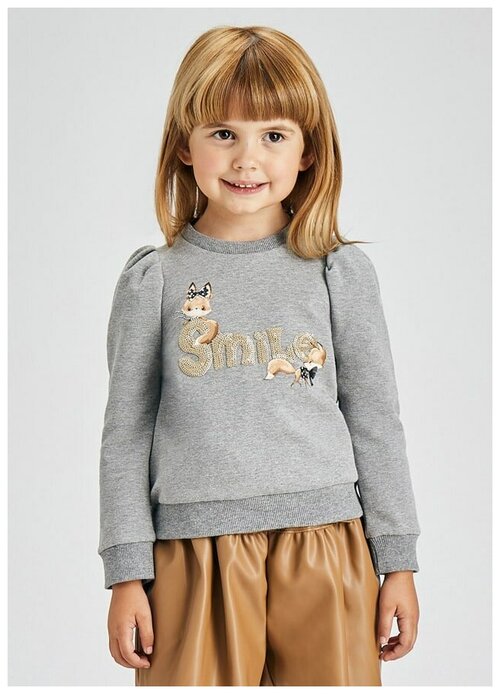 Пуловер Mayoral, размер 7 лет, серый