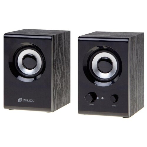 Компьютерная акустика 20 Oklick OK-160 черный 6 Вт 537200₽