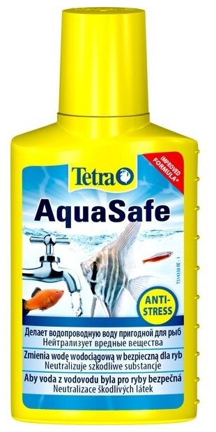 Tetra AquaSafe Препарат для подготовки водопроводной воды 50мл - фотография № 4