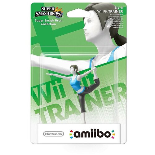 Super Smash Bros: Интерактивная фигурка amiibo – Тренер Wii Fit фигурка amiibo super smash bros collection тренер wii fit 9 5 см