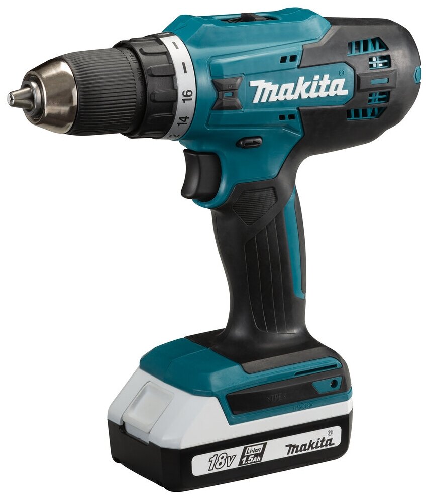 Дрель-шуруповерт Makita DF488DWE