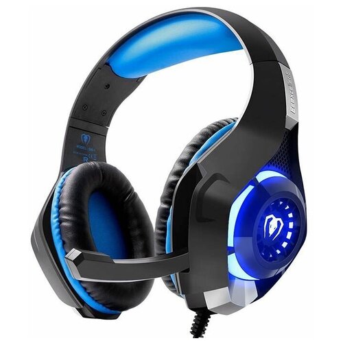 Игровые наушники с микрофоном Beexcellent GM-1 для XBOX One PS4 PC Switch синий с черным 159800₽